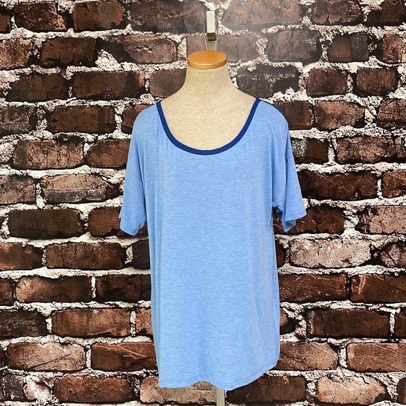 Gap maternity T-shirt blue scoop neck NWT Large - Picture 3 of 11